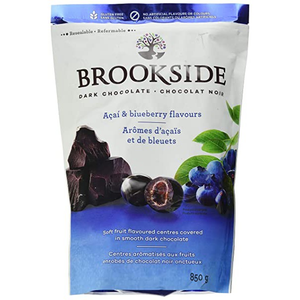Kẹo Brookside Socola đen bọc nhân quả Acai & việt quất 850g