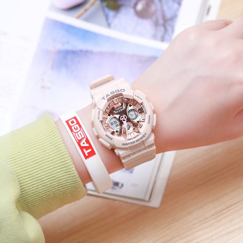 Đồng hồ thể thao nữ TASGO thời trang năng động cá tính dễ phối đồ bảo hành 12 tháng T113G | BigBuy360 - bigbuy360.vn