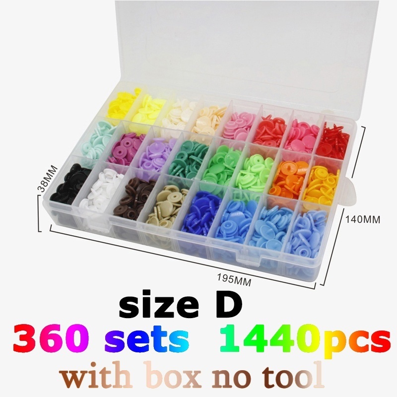 Hộp Nút Bấm Nhựa 150/240/300/360/24 Màu T5 Dùng Làm Đồ Thủ Công