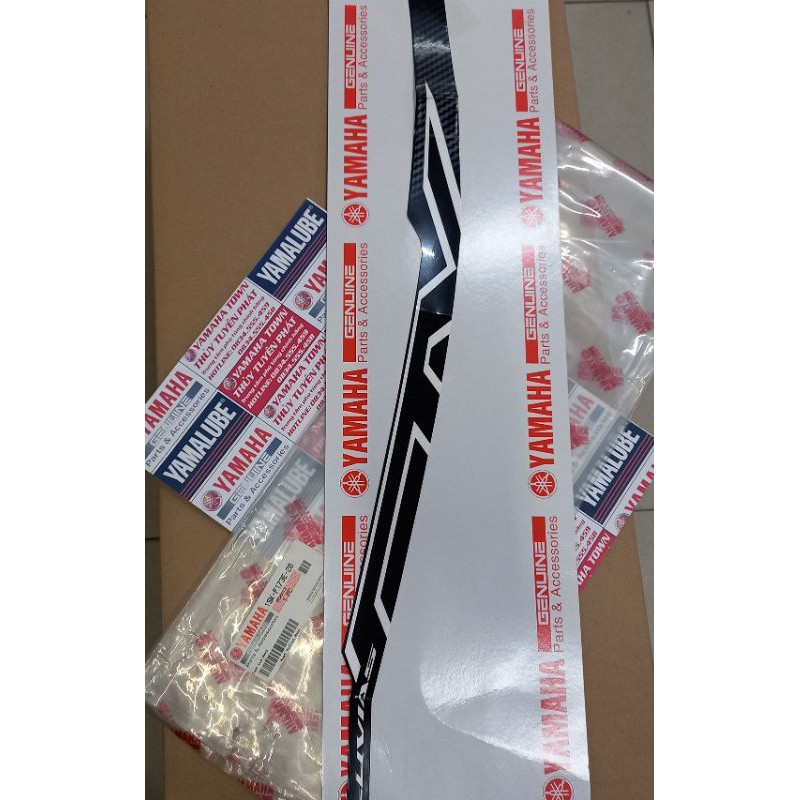 Tem ốp sườn xe Luvias Yamaha chính hãng