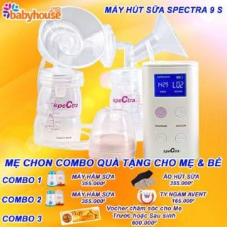 Máy hút sữa điện đôi spectra 9s