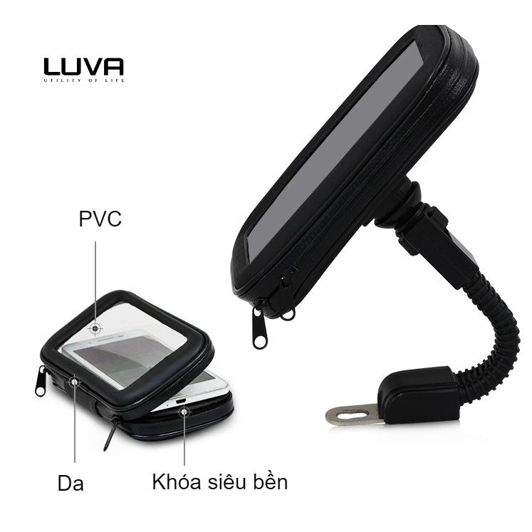 Giá đỡ chống nước ( chống trộm ) cho điện thoại 4.7 inch - 5 inch trên xe máy k66