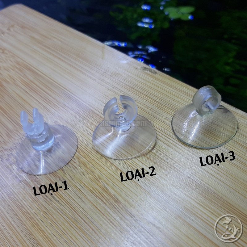 Nút Hít Kính | Nút Hít Giữ Ống Oxy, CO2 - Kẹp Giữ Cốc Sủi Oxy, Sủi CO2 Thủy Sinh