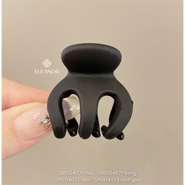 Kẹp tóc nữ càng cua Eleanor Accessories dạng trơn phong cách basic phụ kiện tóc 4070