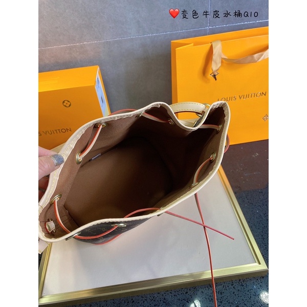 Túi đeo chéo nữ dáng giỏ miệng rút thương hiệu thời trang cao cấp Louis Vuitton LV