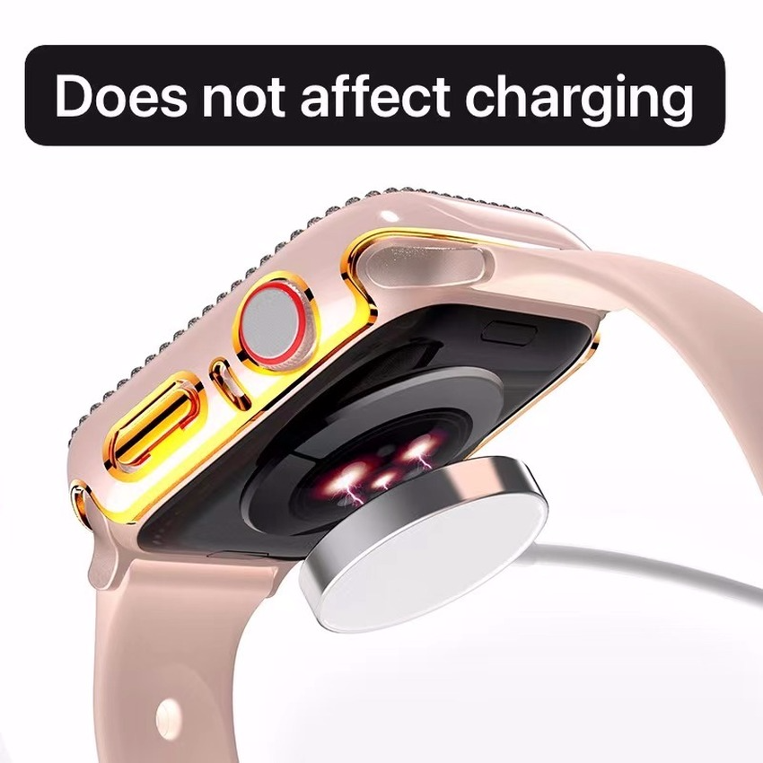 Ốp bảo vệ bằng nhựa PC màu Laser cho đồng hồ thông minh Apple Watch SE6 5 4 3 2 1 iWatch 38 40 42 44mm 2021