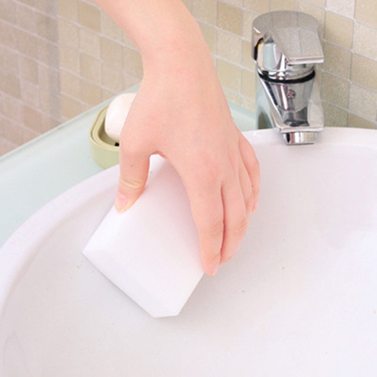Miếng xốp bọt biển rửa bát đũa chén đĩa chà nồi chảo tẩy vết bẩn nhà bếp làm sạch đồ phòng tắm lau mặt kính ô tô Dimino