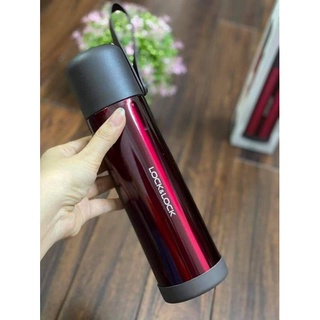 Bình giữ nhiệt hot cool Lock&lock LHC6390fu 500ml có dây đeo cầm đi, có nắp làm cốc uống, giữ được nóng và lạnh