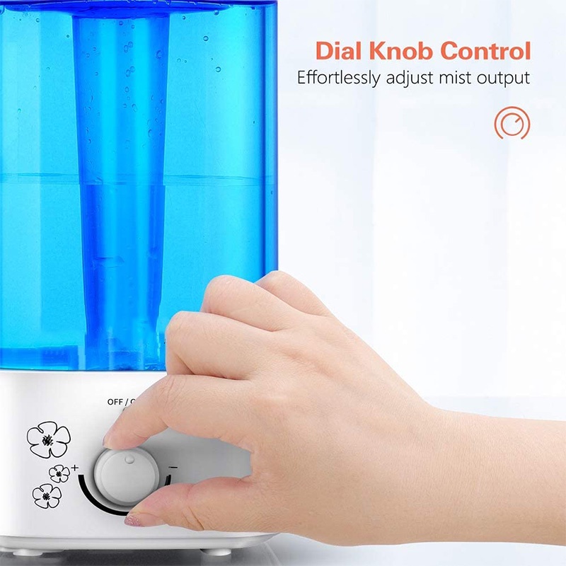 Máy Phun Sương Tạo Độ Ẩm Không Khí 2 Lít Phù Hợp Với Phòng Ngủ / Phòng Khách Phích Cắm US