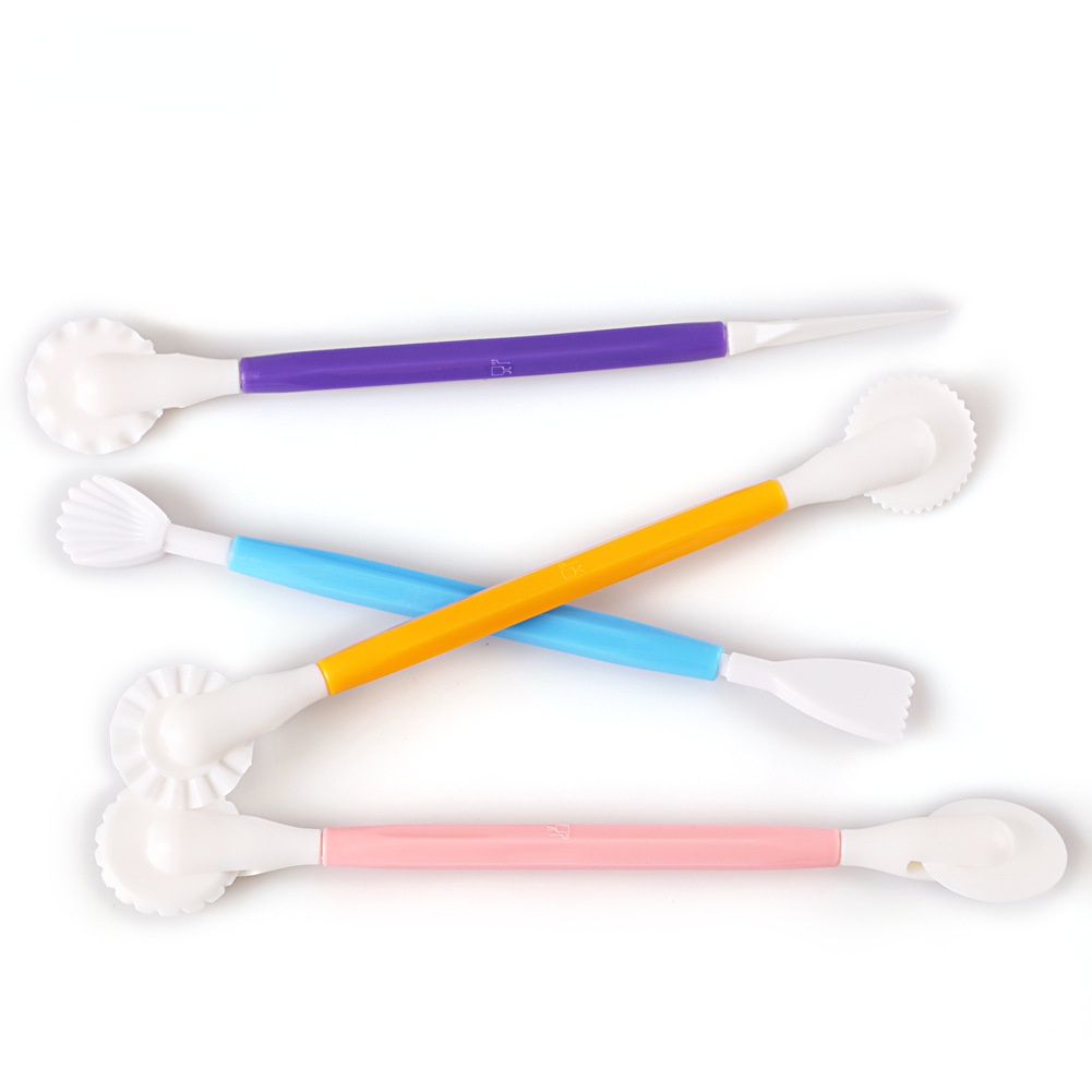 Set 4 Dụng Cụ Tạo Hình Trang Trí Bánh Kem 8 Kiểu