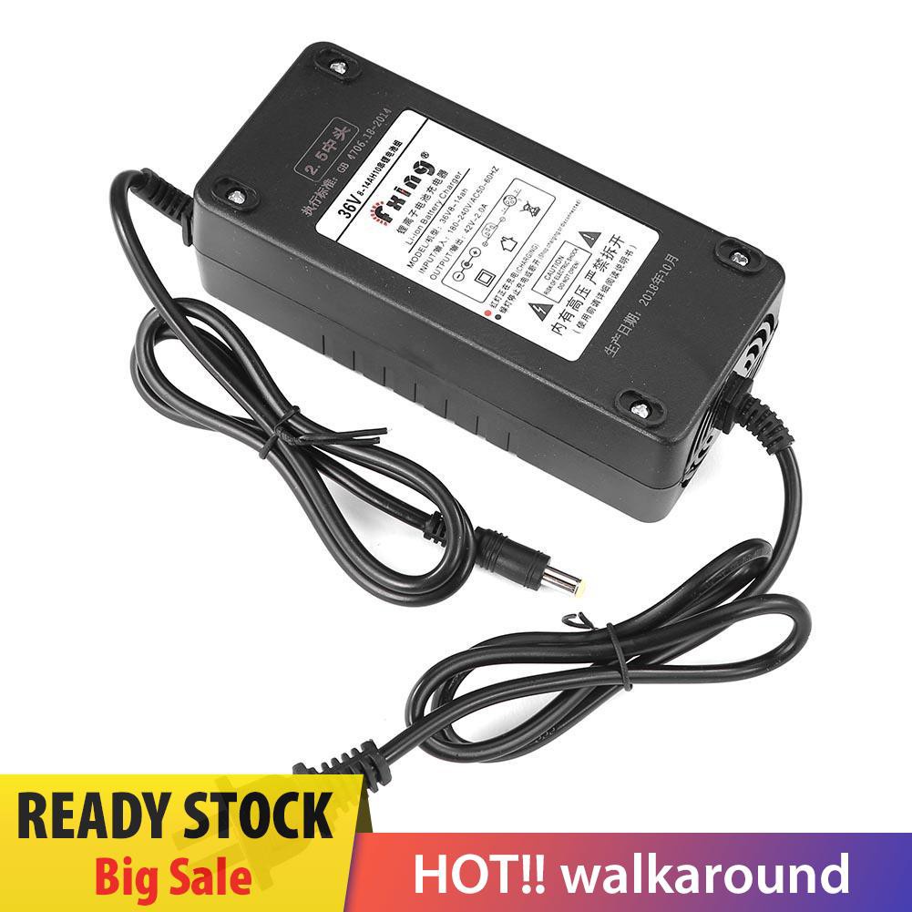 Walk Ebike Li-ion LiPo DC Head Lithium Battery Charger for Electric Bicycle