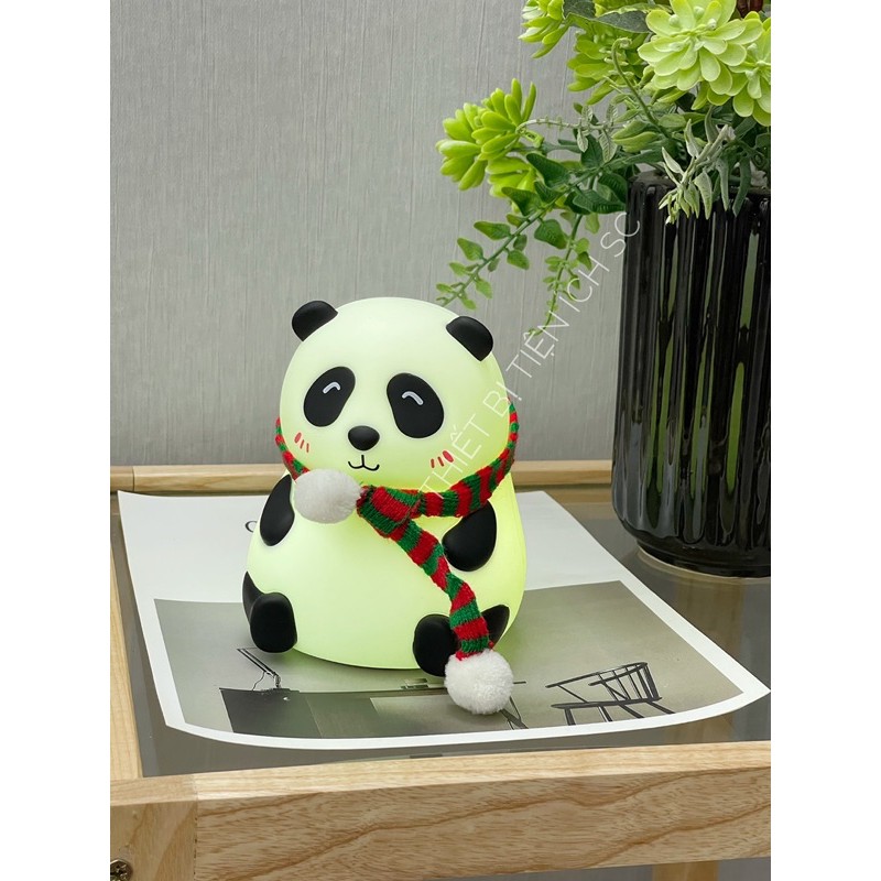 Đèn Ngủ Cảm Ứng , Đèn Ngủ Silicon Gấu Con Dễ Thương Quà Tặng Cho Bé