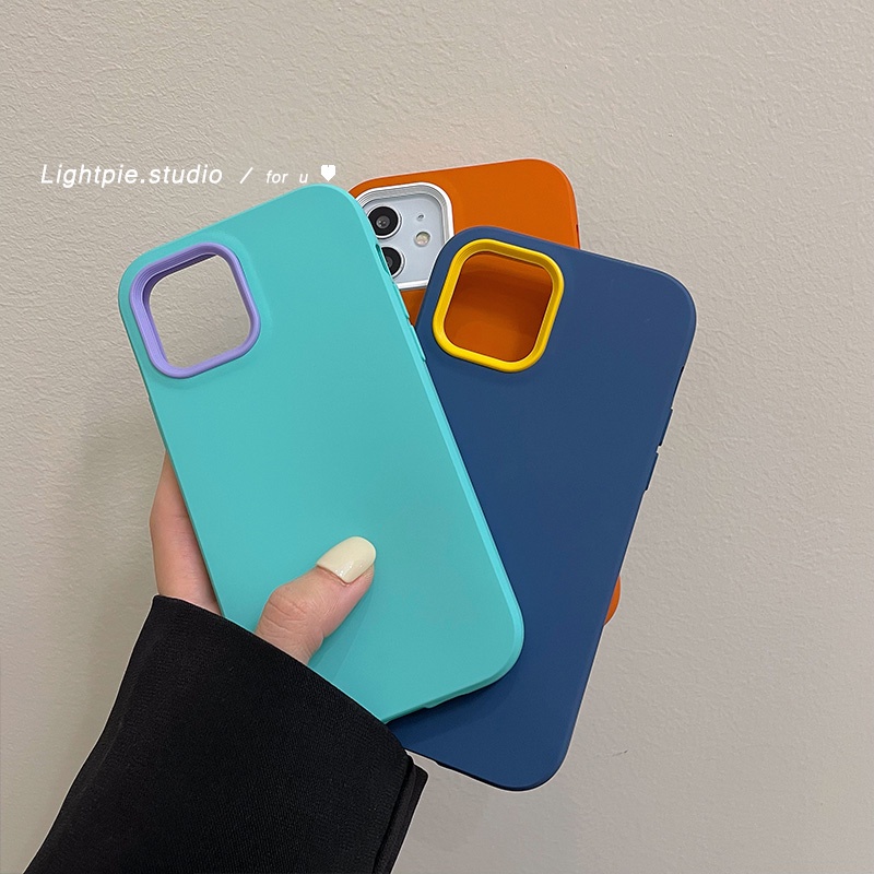 Ốp điện thoại silicon mềm 3 trong 1 dành cho iPhone 13 Pro Max 12 Pro Max 11 Pro Max 7+ XR XS MAX Pro XS 7 8 SE20