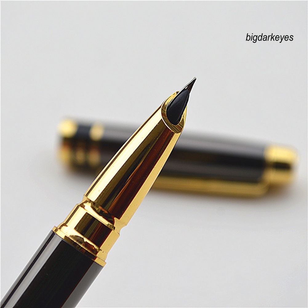 Bút Máy Viết Chữ Mượt Bằng Kim Loại Kèm Hộp Đựng Cho Văn Phòng