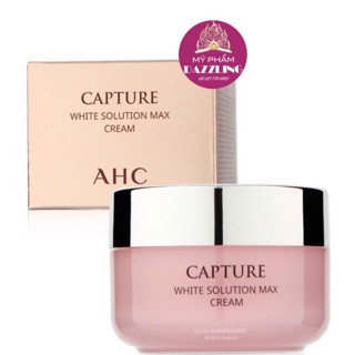 Kem Dưỡng Trắng Da Căng Bóng AHC Capture White Solution Max Cream 50ml