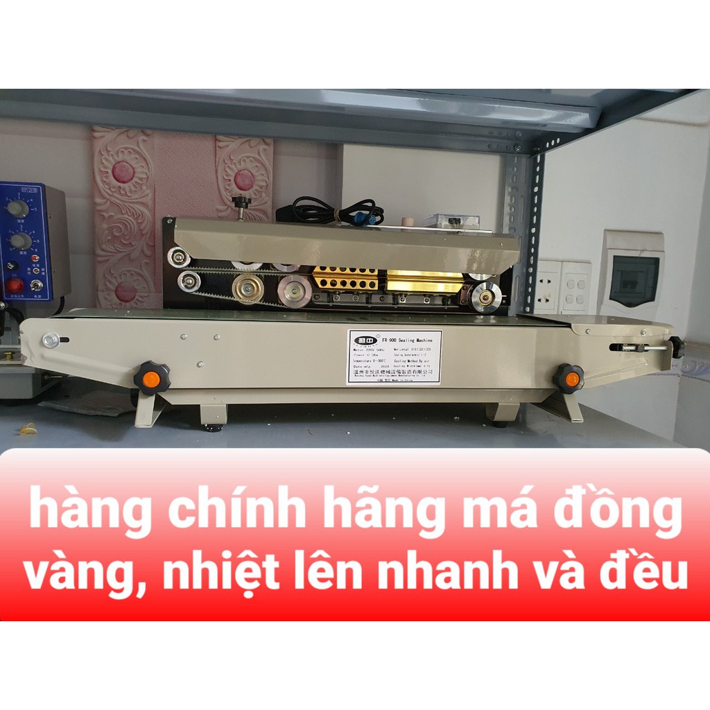 MÁY HÀN MIỆNG TÚI LIÊN TỤC TỰ ĐỘNG FR900- VỎ SƠN TĨNH ĐIỆN [XẢ KHO GIÁ SỐC]