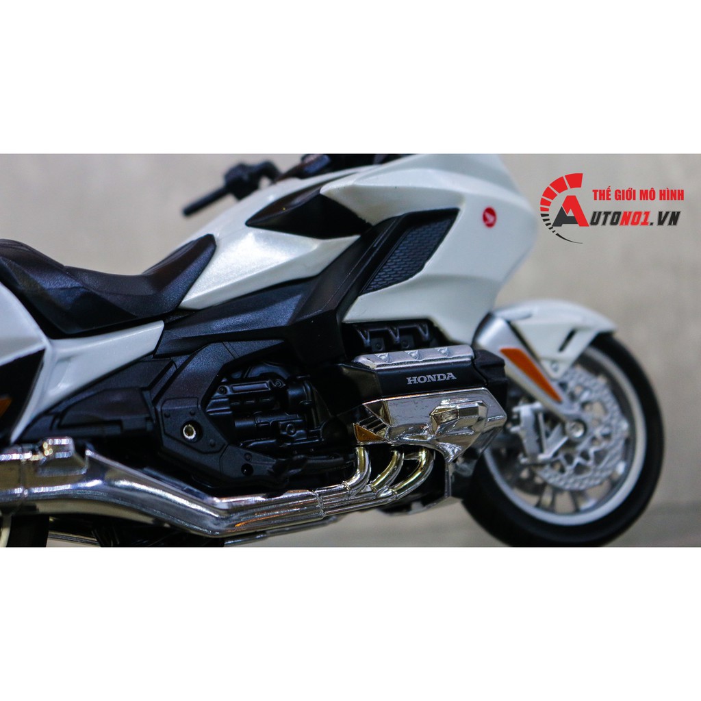 MÔ HÌNH XE HONDA GOLDWING 2020 WHITE 1:12 WELLY 7488