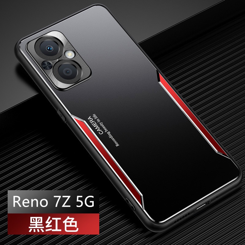 Ốp Điện Thoại TPU + PC Mặt Nhám Hợp Kim Nhôm Cho Oppo Reno7Z 5G Oppo Reno 7Z 5G