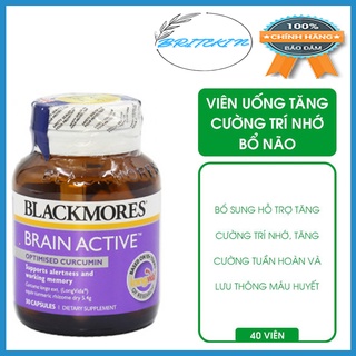 Viên Uống Bổ Não Tăng Cường Trí Nhớ Blackmores Brain Active 30 Viên