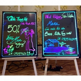 Thanh lý bảng led huỳnh quang cỡ 20x30,30x40 siêu rẻ còn bảng trong