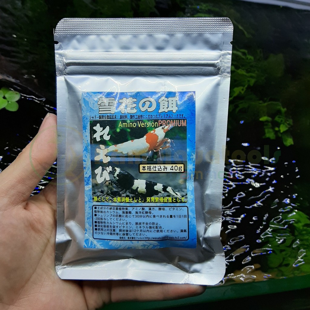 Thức ăn cho tép Amino Version Promium túi bạc