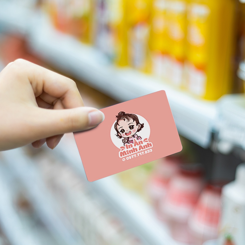 Voucher, Card Visit, Danh Thiếp, Thẻ Cảm Ơn, Name Card, Thẻ Tích Điểm In Theo Yêu Cầu Số Lượng 500-1000-2000