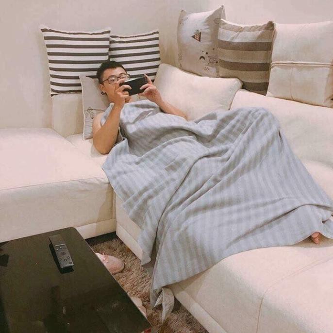 Chăn Văn Phòng Ikea- Chăn Dạ Mỏng Văn Phòng