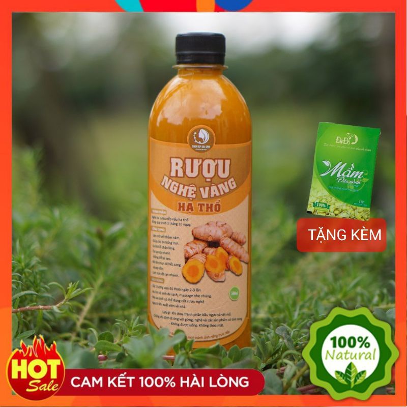 Cốt Nghệ Vàng Hạ Thổ Cho Mẹ Sau Sinh 200ML (Hanmade nhà làm)