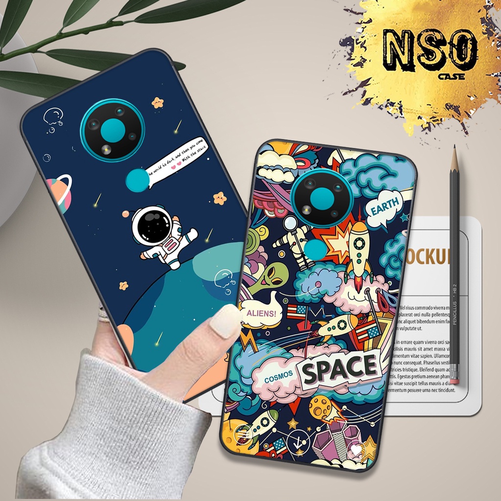 Ốp lưng Nokia 3.4 in hình phi hàng gia vũ trụ độc lạ đẹp