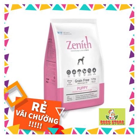 Zenith Puppy Thức ăn hạt mềm chó con 1.2kg 3kg