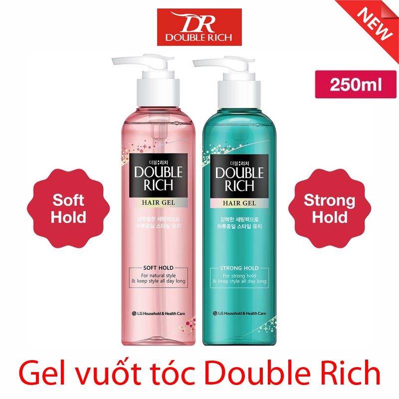 Gel tạo kiểu tóc Double Rich 250ml