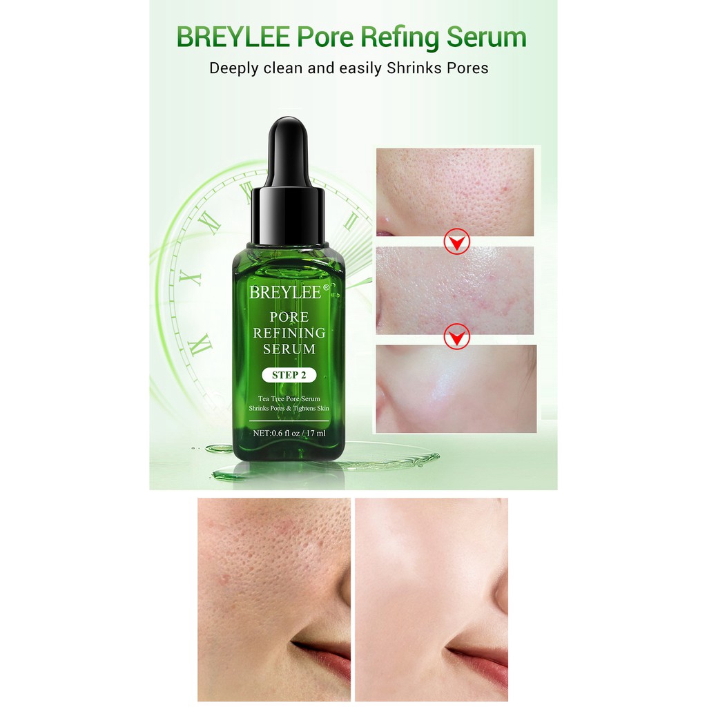BREYLEE Pore refining serum (step 2)Shrink Pores Get rid of acne marks Skin Care 17ml