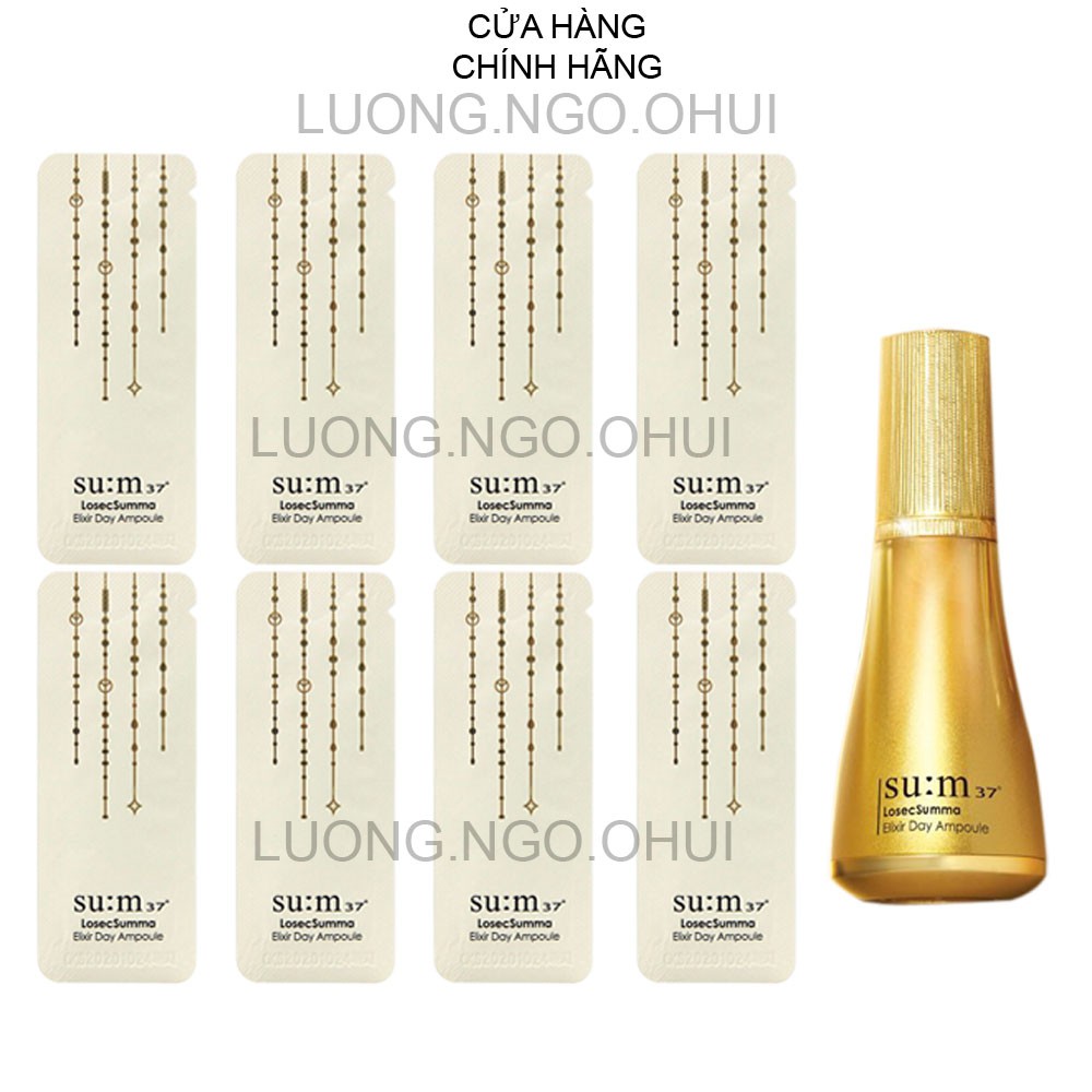 Gói Tinh Chất Vàng Ngày Sum vàng tái tạo da không bết dính Sum37 Losec Summa Elixir Day Ampoule.