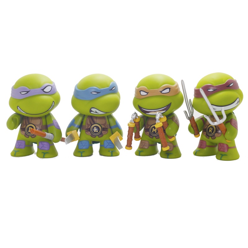 Mô hình Ninja Rùa size mini 7 cm, chọn bộ 4 nhân vật Ninja Rùa nhỏ nhắn đáng yêu