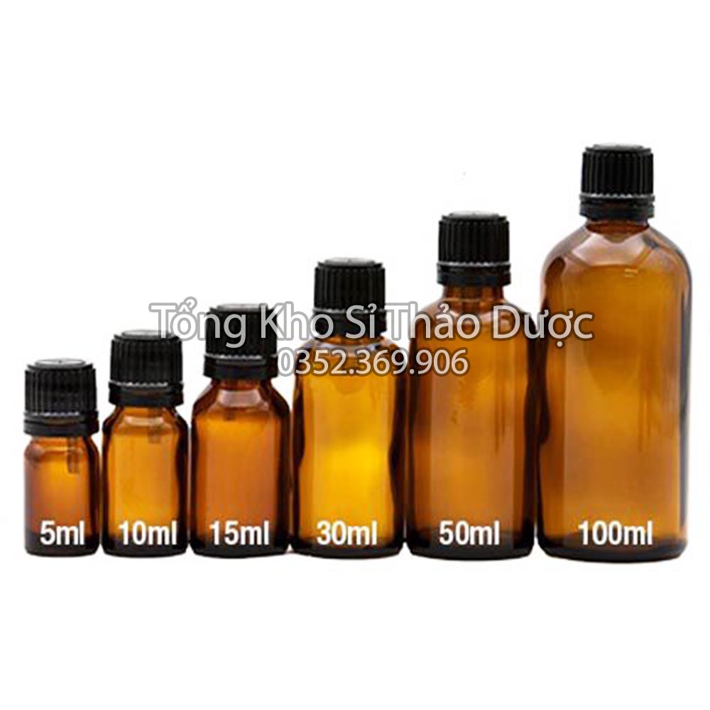Chai chiết tinh dầu (Lọ chiết serum 5ml,10ml,20ml,50ml,100ml)