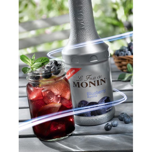 Monin Blueberry Puree 1L- Mứt sệt monin vị Việt Quất chai 1L