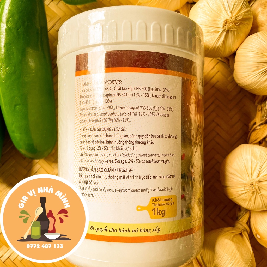 BỘT NỔI MAURI -BỘT NỔI LÀM BÁNH 1KG