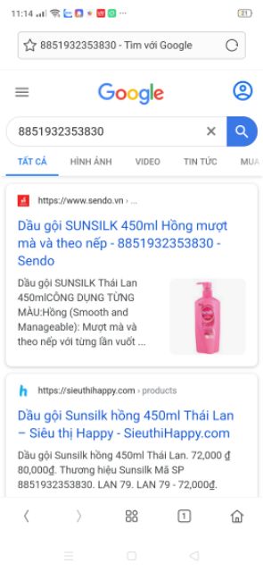 Dầu gội đầu màu hồng Sunsilk 450ml Thái Lan