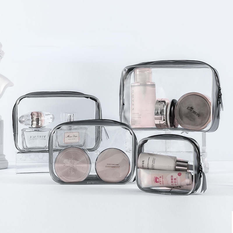 Túi Đựng Đồ Trang Điểm Bằng pvc Trong Suốt Chống Nước Chống Dị Ứng Đa Năng