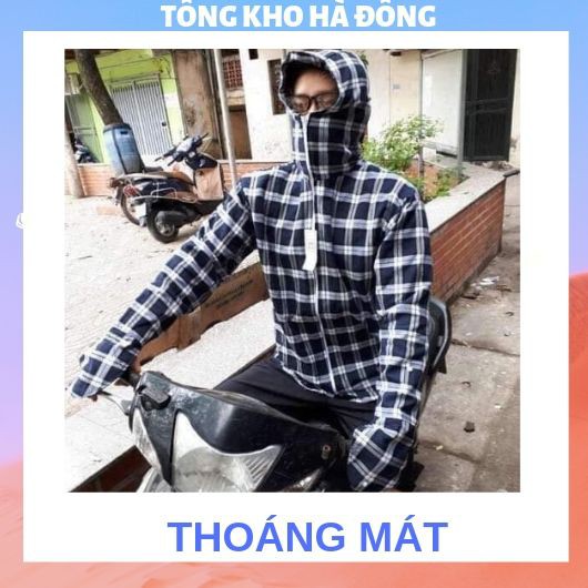 Áo Chống Nắng Vải Thô 2 Lớp Cho Nam