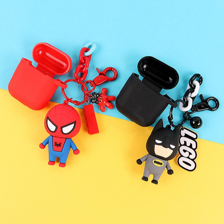 Móc Khóa Siêu Anh Hùng Mix Với Case Airpods - Móc Treo Chìa Khóa