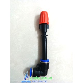 Béc phun sương đơn cam co cuối ống 8mm