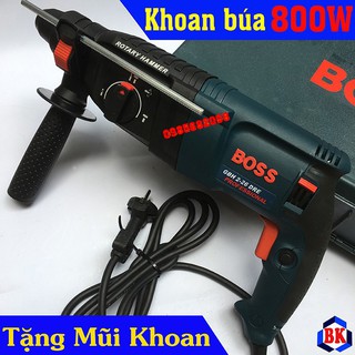 Máy khoan bê tông BOSS Công Suất 800w-Tặng Mũi Khoan