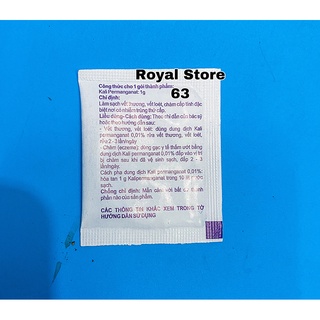 Bột Tím tắm cá sát trùng (1gram)