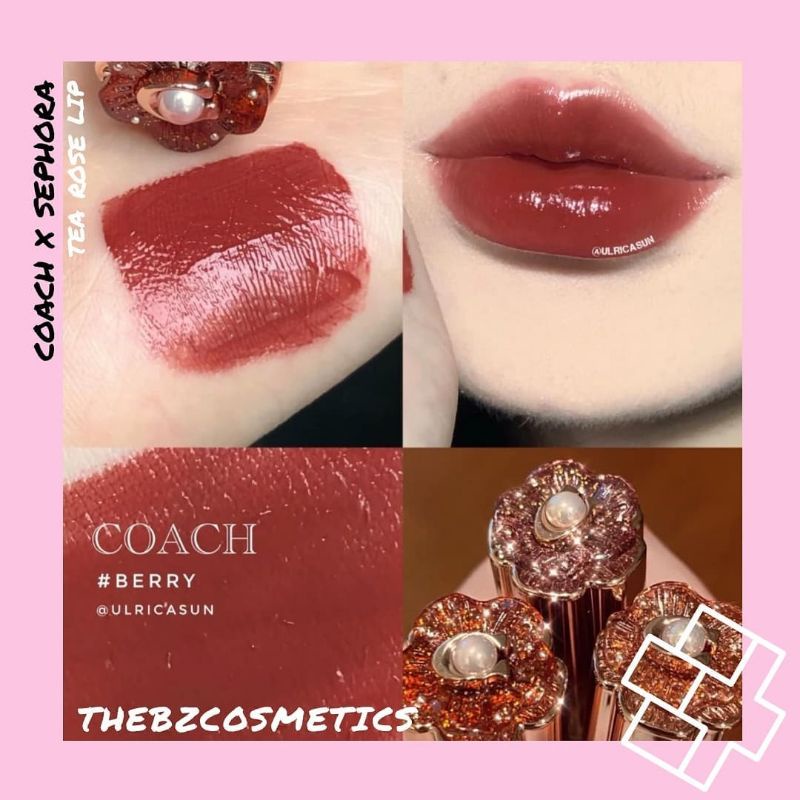 [SẴN] Son gloss Coach X Sephora mới ra mắt