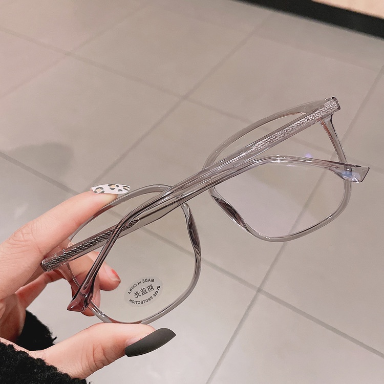 Gọng kính cận hình vuông Viendo tròng đổi màu chống ánh sáng xanh/uv thời trang nam nữ có cắt độ cận theo yêu cầu