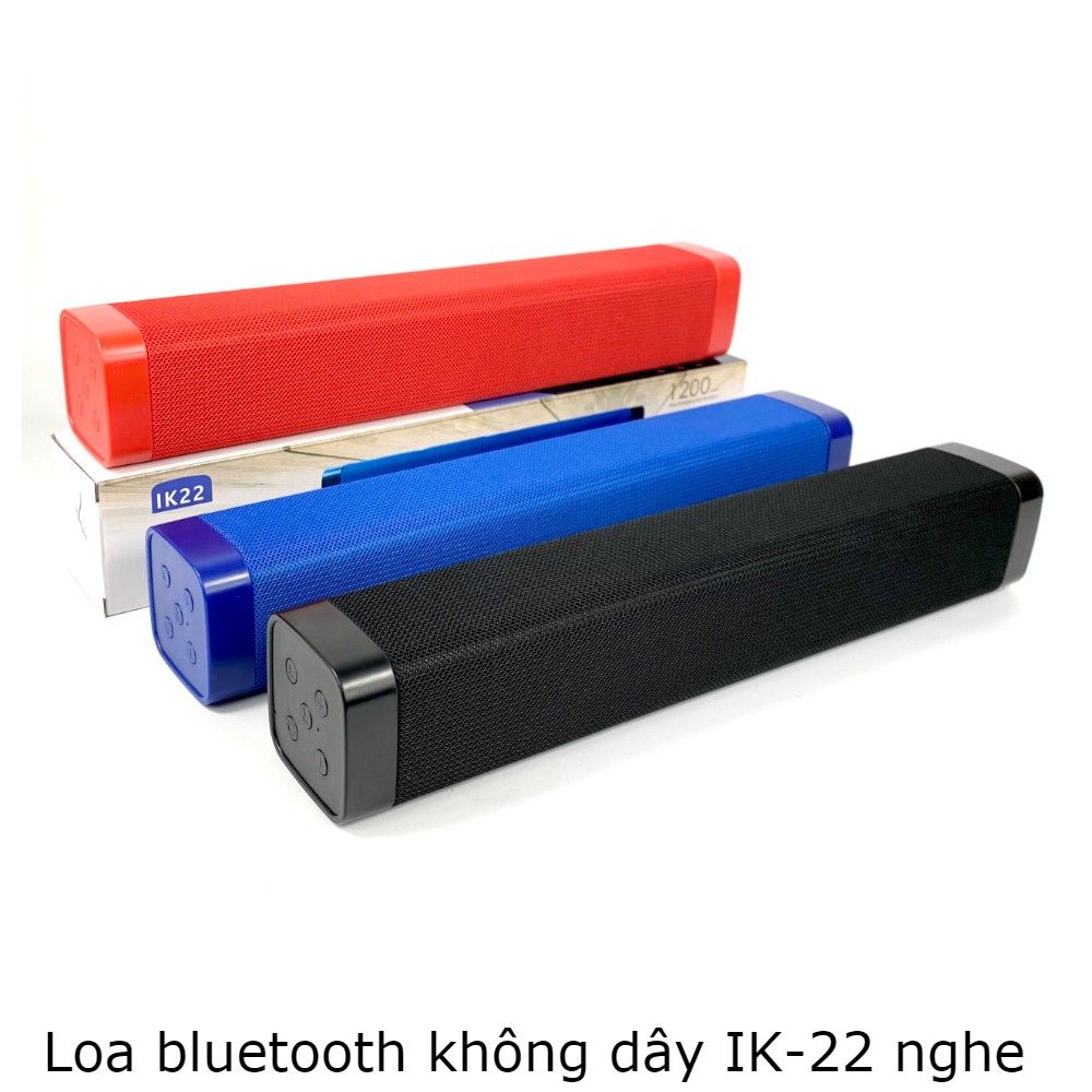Loa Bluetooth LK22, Loa Đôi, Âm Thanh Trung Thực, Hỗ Trợ Thẻ Nhớ, USB, Jack 3.5