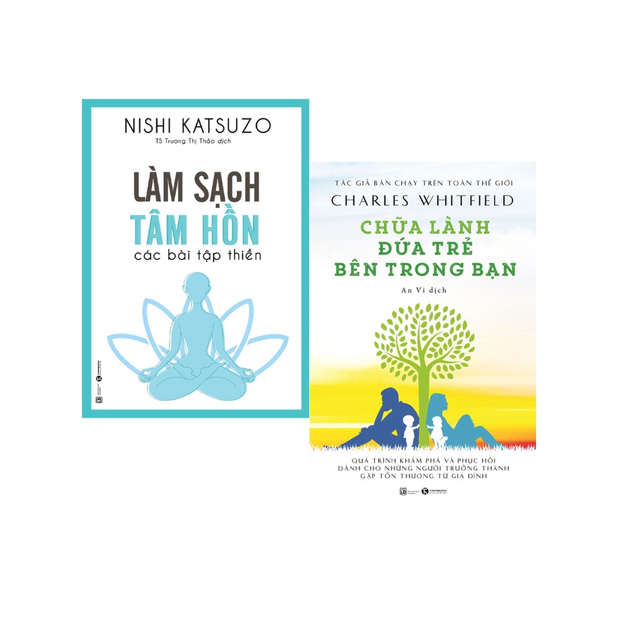 Sách - Combo Làm Sạch Tâm Hồn + Chữa Lành Đứa Trẻ Bên Trong Bạn (Bộ 2 Cuốn)