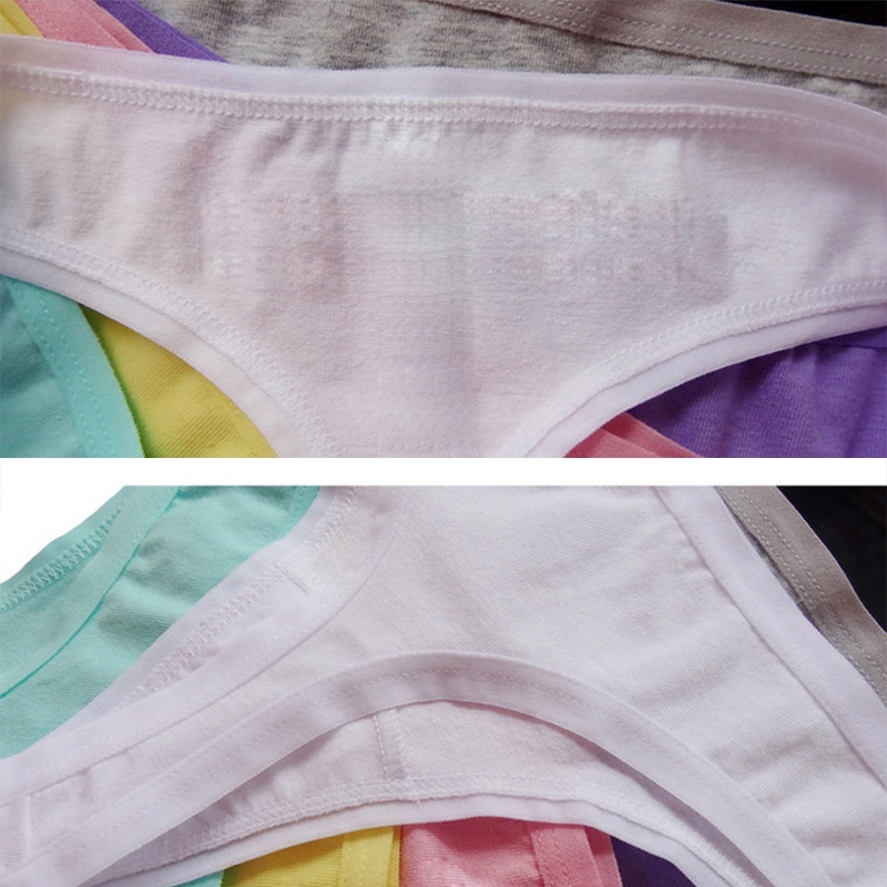 Quần Lót Cotton Một Màu Quyến Rũ Cho Nữ