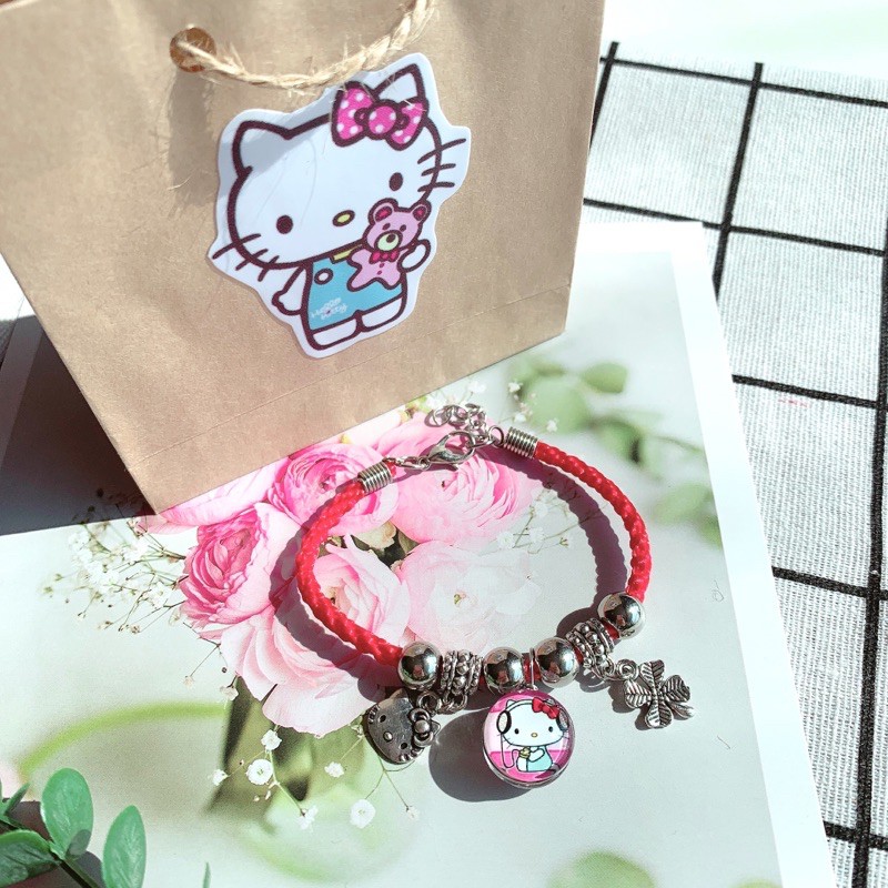 LẮC TAY DÂY ĐỎ MAY MẮN HELLO KITTY